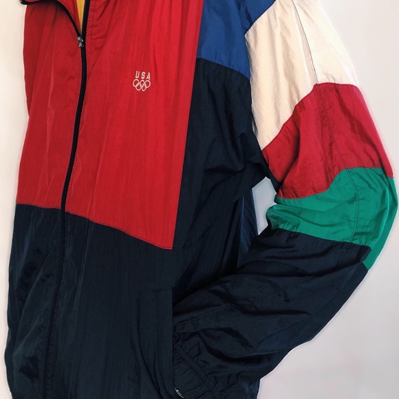 VINTAGE 1996 USA Olympics Windbreaker - Picture 2 of 3
